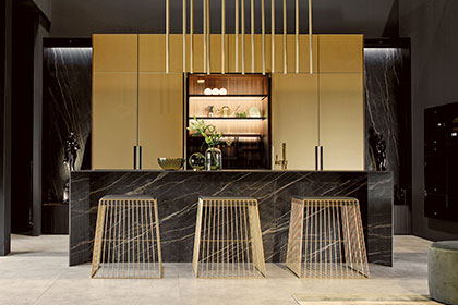 Gold-R3  Collection Modern Custom Cabinets