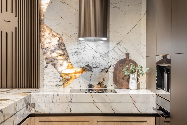 Modern Kitchen Split Colors - Modern Custom Cabinets by ErnestRust USA