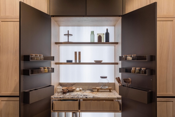 Custom Kitchen Hidden Shelves  - Modern Custom Cabinets by ErnestRust USA