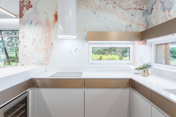 multifamily_sleek modern kitchen - Modern Custom Cabinets by ErnestRust USA