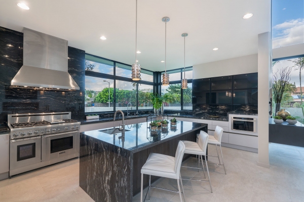 Custom modern kitchen Island Front - Modern Custom Cabinets by ErnestRust USA