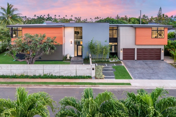 Modern Home Front Elevation - Modern Custom Cabinets by ErnestRust USA