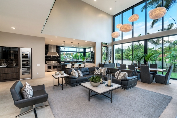 Custom Modern Kitchen and Dining Room - Modern Custom Cabinets by ErnestRust USA