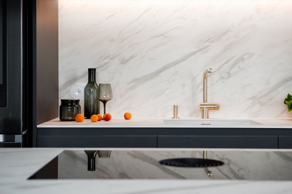 Custom Kitchen Gold Finishes 6