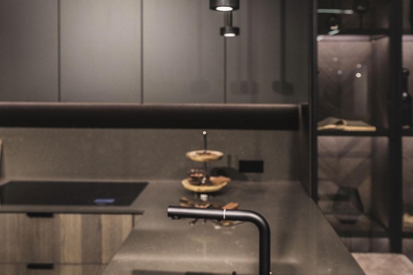 Quartz Conglomerate Custom Modern Countertop - Modern Custom Cabinets by ErnestRust USA