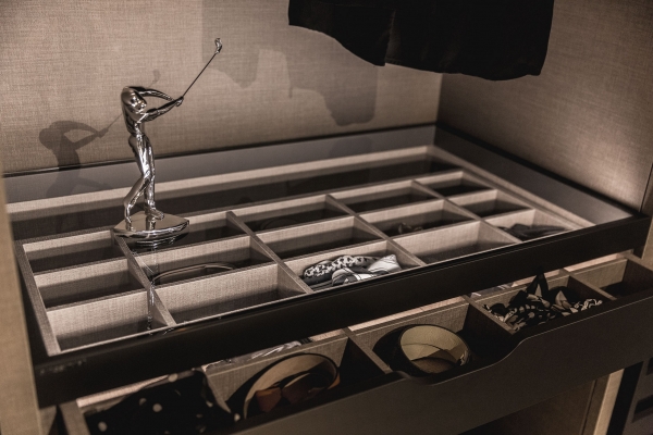 Modern Custom Tie and Belt Drawer Organizer - Modern Custom Cabinets by ErnestRust USA