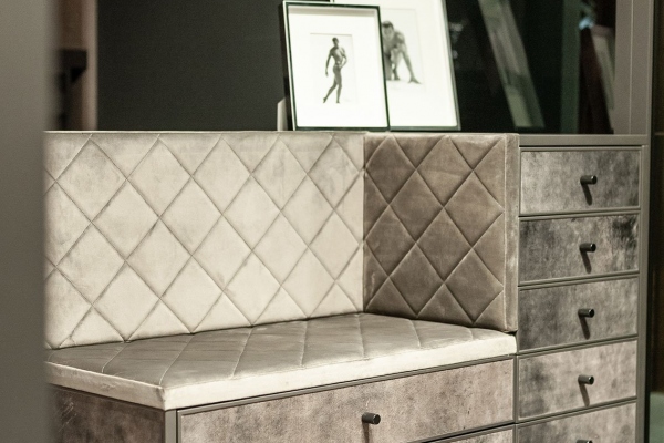 Custom Felt Material Drawer - Modern Custom Cabinets by ErnestRust USA