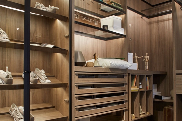 Modern Custom Glass Front Cabinets - Modern Custom Cabinets by ErnestRust USA