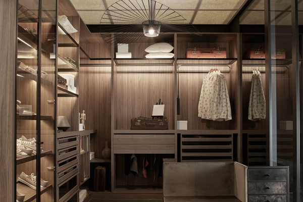 Custom Modern Walk In Closet - Modern Custom Cabinets by ErnestRust USA
