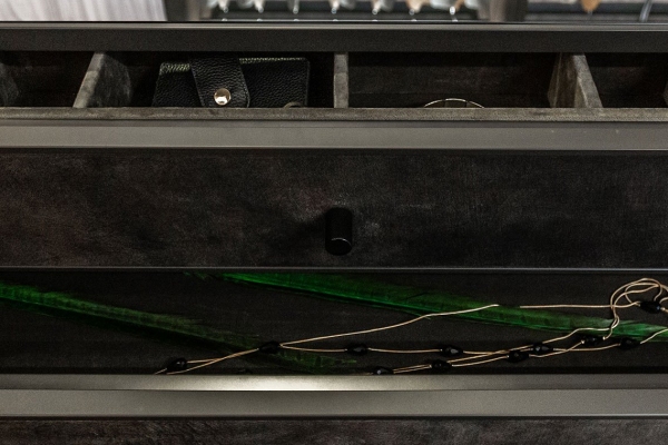 Modern Custom Velour Jewelry Display - Modern Custom Cabinets by ErnestRust USA