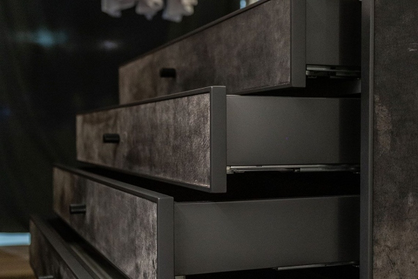 Custom Velour Storage Solution - Modern Custom Cabinets by ErnestRust USA