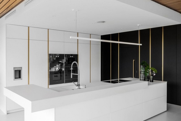 Custom Contemporary Kitchen Island - Modern Custom Cabinets by ErnestRust USA